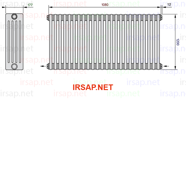 Радиатор IRSAP Tesi 51200/24 T08 CL 01
